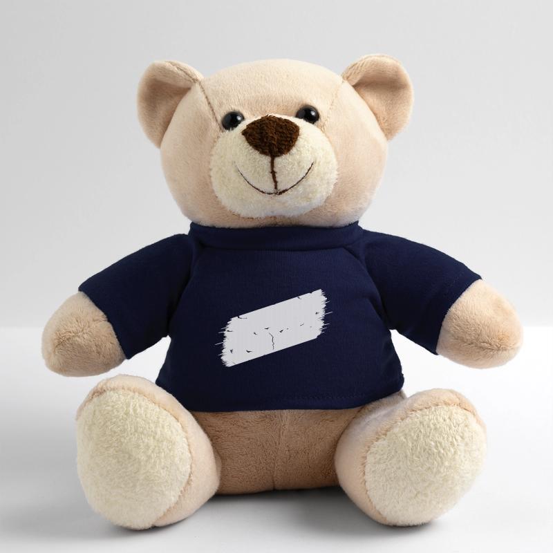Blobs inclined with cracks | Marker (Vectorgraphic) Teddy Bear