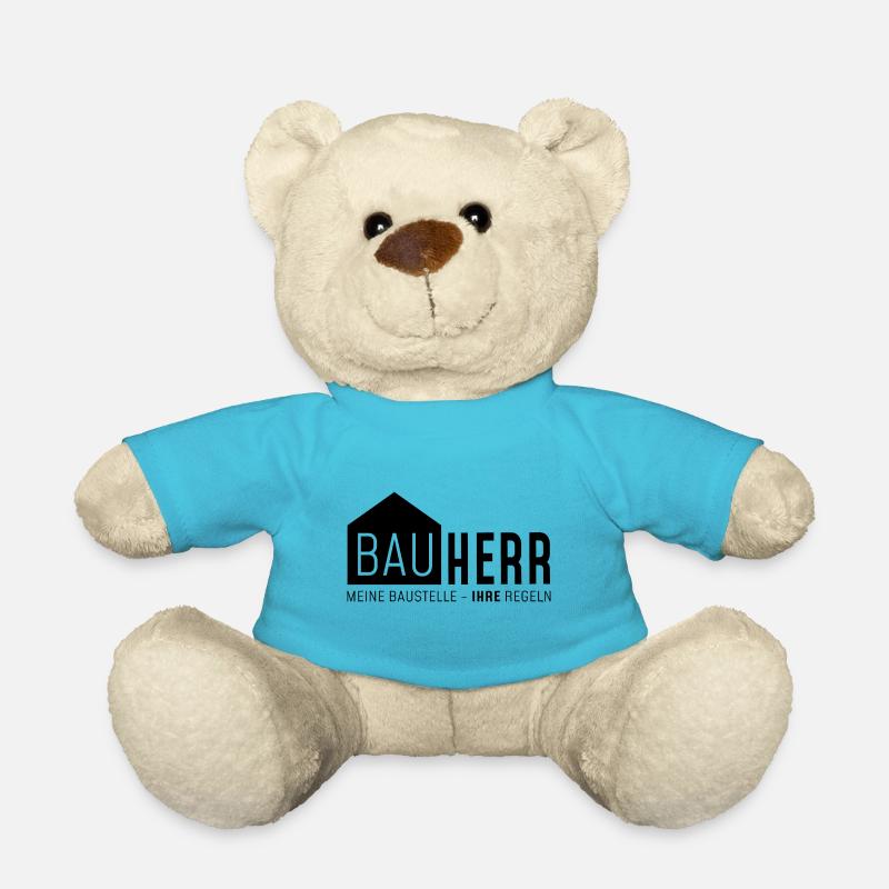 Bauherr - meine Baustelle, ihre Regeln - Teddy - Atollblau