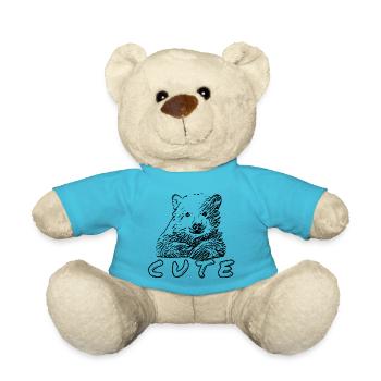bear - Teddy Bear - atoll blue - Front