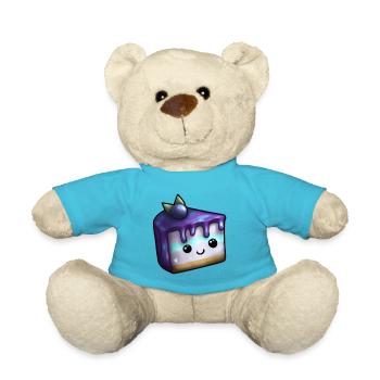 Morceau de gâteau plein de myrtille et de magie - Nounours - bleu outremer - Devant