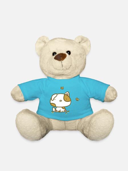 Cute dog - Teddy Bear - atoll blue