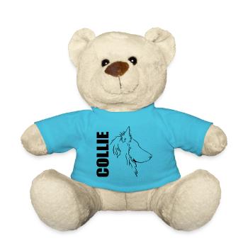 Langhaar Collie Profil Hunde Hund Wilsigns - Teddy - Atollblau - Vorne