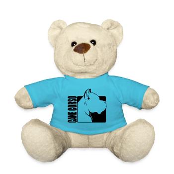 Cane Corso Profile Dogs Dog Wilsigns - Teddy Bear - atoll blue - Front