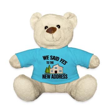 We Said Yes To The New Address 2 - Teddy - Atollblau - Vorne