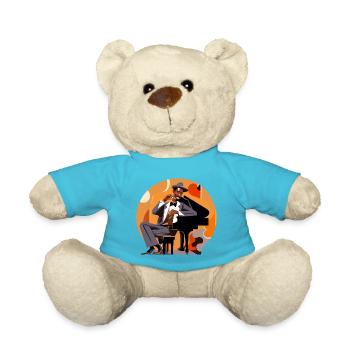 Meister des Klaviers - Teddy - Atollblau - Vorne