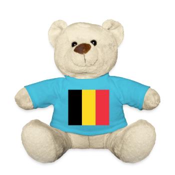 Belgium - Teddy Bear - atoll blue - Front