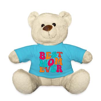 Best Mom Ever - Teddy - Atollblau - Vorne