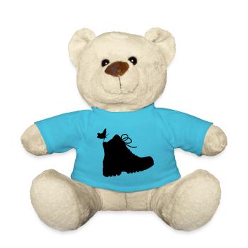 Hiking boot - Teddy Bear - atoll blue - Front