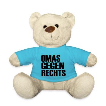 Omas gegen rechts - Teddy - Atollblau - Vorne