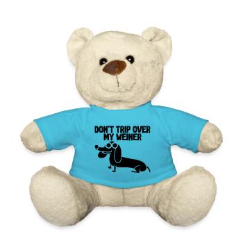 Ne trébuchez pas sur mon Weiner 2 - Nounours - bleu outremer - Devant