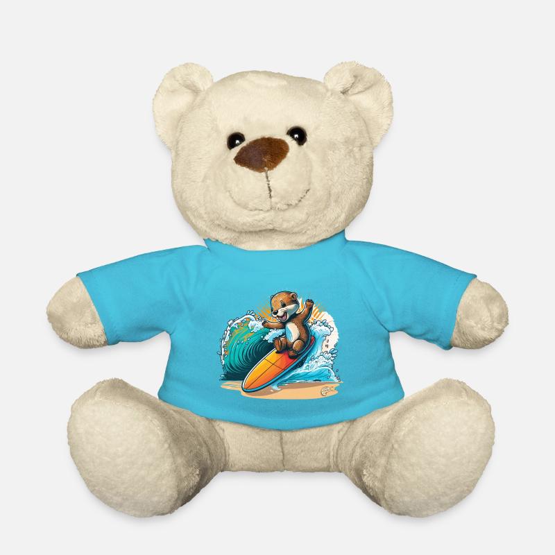 Surfs Up Otter - Nounours - bleu outremer