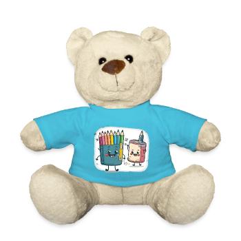 Le pousse-crayon - Nounours - bleu outremer - Devant