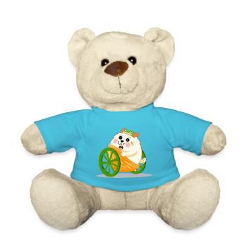 Neugieriges Erdmännchen - Teddy - Atollblau - Vorne