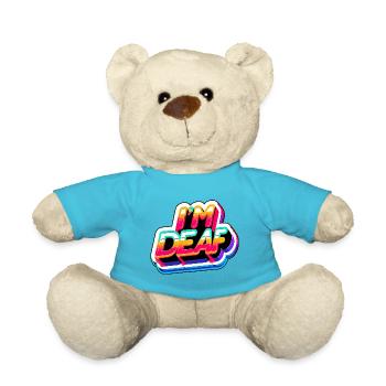 I'm Deaf 45 - Teddy - Atollblau - Vorne