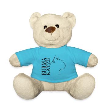 Burma Katze Profil Katzen Katze Wilsigns - Teddy - Atollblau - Vorne
