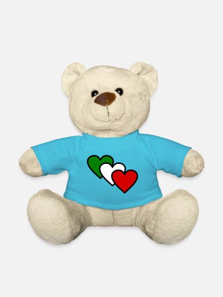 Italy - Teddy Bear - atoll blue