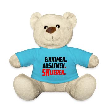 Eskalieren SKlieren sklieren | Farbe änderbar - Teddy - Atollblau - Vorne