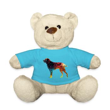 Schöner Hund - Bunter Hund - Teddy - Atollblau - Vorne