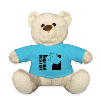 Irish Wolfhound Profil Hund Hunde Wilsigns - Teddy - Atollblau - Vorne