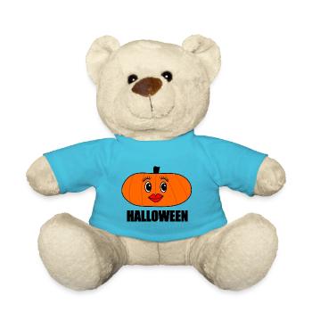 HALLOWEEN. PUMPKIN. HALLOWEEN PUMPKIN - Teddy Bear - atoll blue - Front