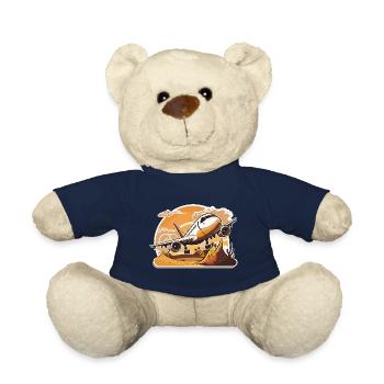 L’ qui s’envole - Nounours - bleu marine - Devant