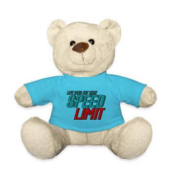 Life Does Not Have Speed Limit 3 - Teddy - Atollblau - Vorne