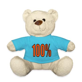 100% - Nounours - bleu outremer - Devant