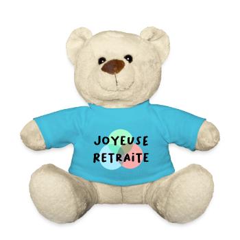 RETRAITE. RETRAITE. RETRAITEE. RETRAITE - Nounours - bleu outremer - Devant