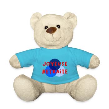 RETRAITE. RETRAITE. RETRAITEE. RETRAITE - Nounours - bleu outremer - Devant