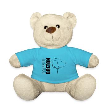 Epagneul Breton Profil Hunde Hund Wilsigns - Teddy - Atollblau - Vorne