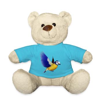 blaumeise,meise,vogel,tier - Teddy - Atollblau - Vorne