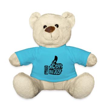 Denglisch - Teddy - Atollblau - Vorne