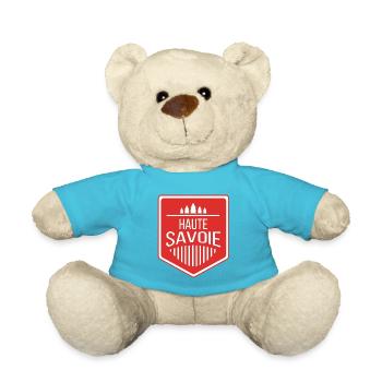 Haute-Savoie-Wappen - Teddy - Atollblau - Vorne