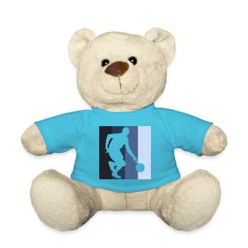 Basket-ball basket-ball équipe de basket - Nounours - bleu outremer - Devant
