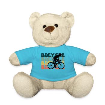 Bicycle Cycling Bicycle Tour Cycling - Teddy Bear - atoll blue - Front