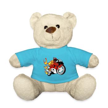 Moto moto - Nounours - bleu outremer - Devant
