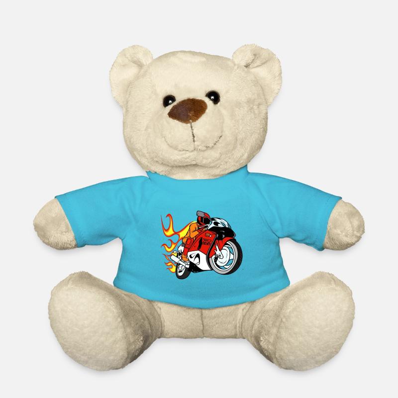 Moto moto - Nounours - bleu outremer