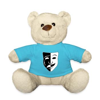 Drama / Theater / Kino / Komödie und Tragödie / Maske - Teddy - Atollblau - Vorne
