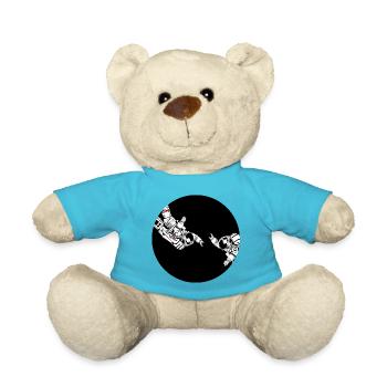 Astronaut friends - Teddy Bear - atoll blue - Front