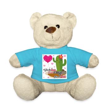 Ich bin verrückt - Teddy - Atollblau - Vorne