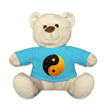 Das Yin und yang - Teddy - Atollblau - Vorne