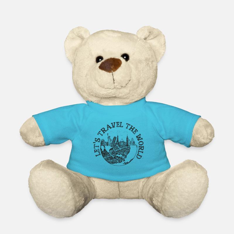 voyager - Nounours - bleu outremer