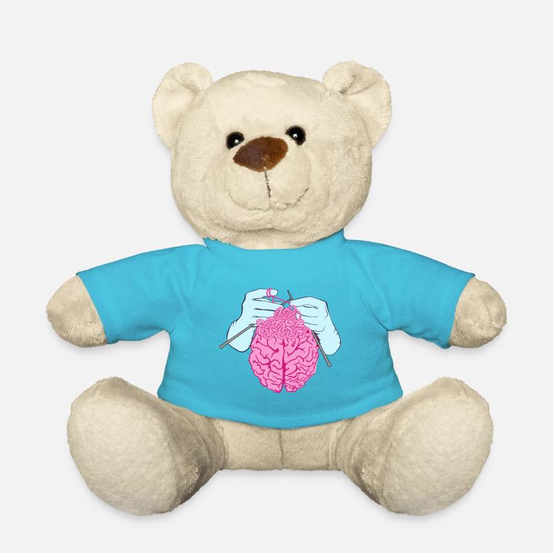 Construction du cerveau - Nounours - bleu outremer