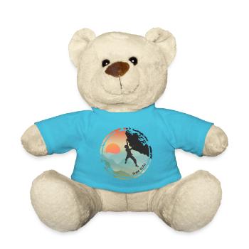 Climber free solo - Teddy Bear - atoll blue - Front