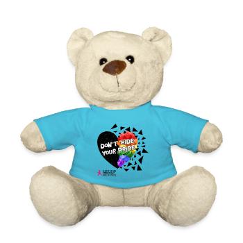 DON'T HIDE YOUR PRIDE - Teddy Bear - atoll blue - Front