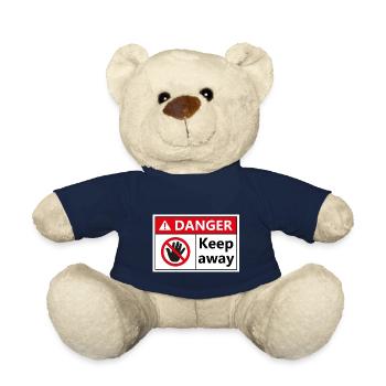 Danger Keep Away - Teddy - French Navy - Vorne