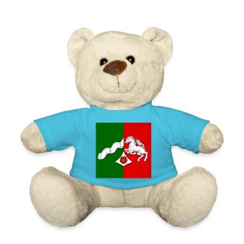 North Rhine-Westphalia mask - Teddy Bear - atoll blue - Front