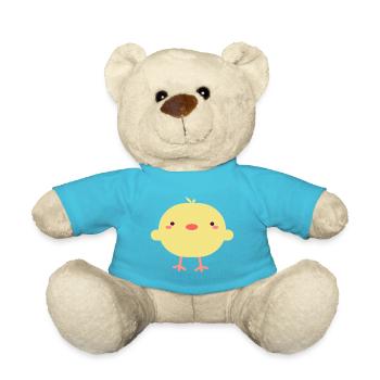 the chick - Teddy Bear - atoll blue - Front