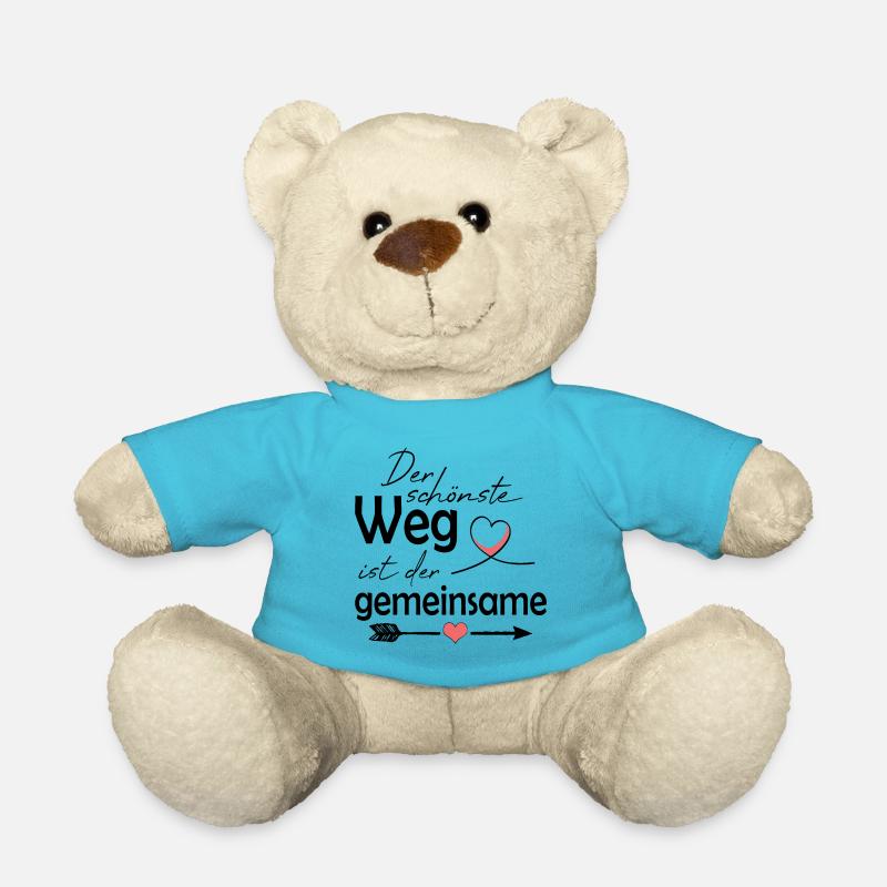 DER SCHÖNSTE WEG IST DER GEMEINSAME - Teddy - Atollblau