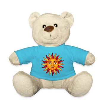 Sonne Pastel - Teddy - Atollblau - Vorne